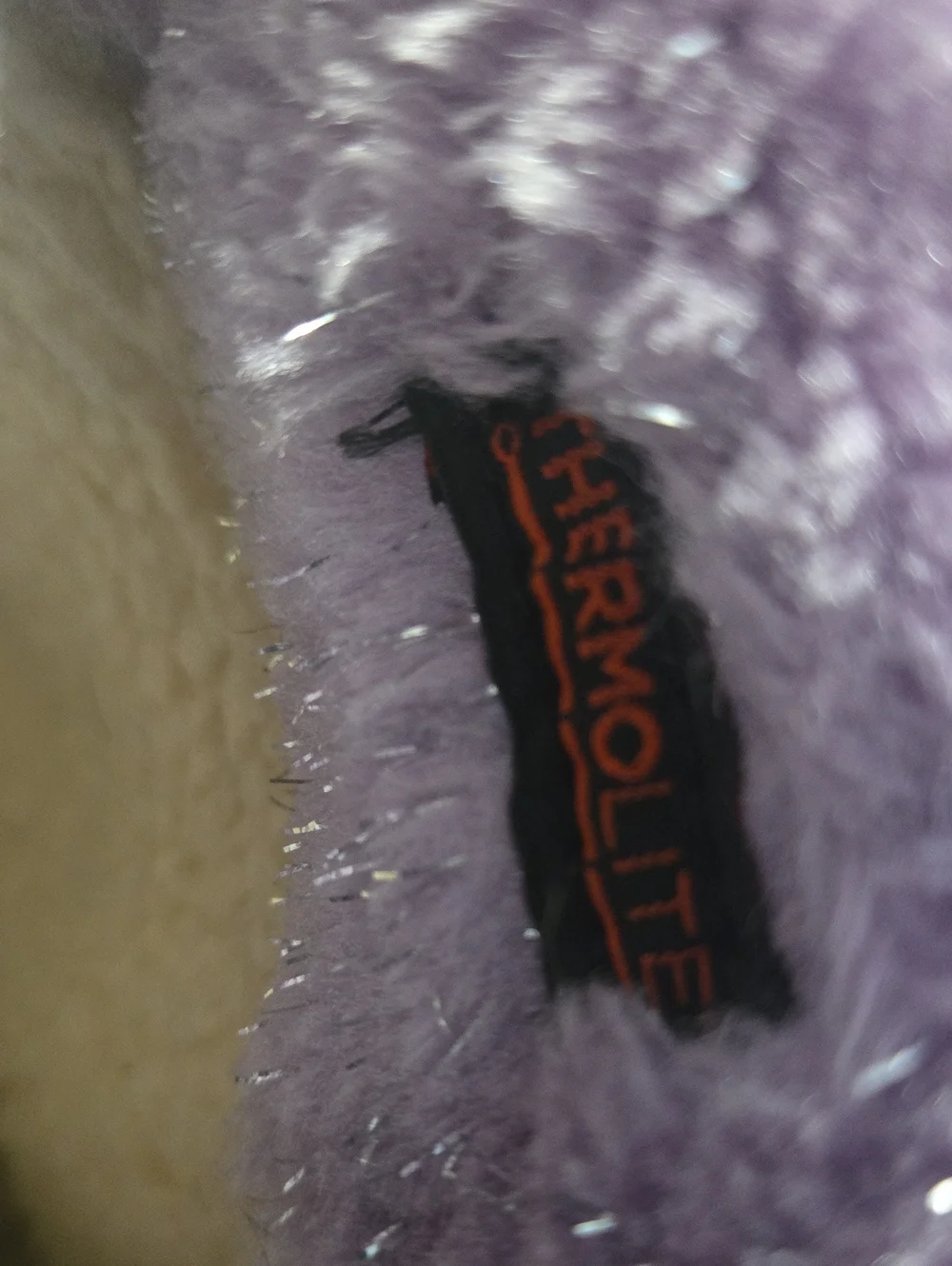 Size 11/12 Toddler Girls Cat& Jack Purple Thermolite 2 Strap Velcro  Snow Boots.
